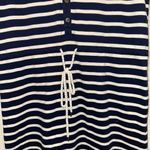 Ralph Lauren Ralph‎ Lauren Navy Blue White Nautical Striped Cotton Shirt Dress Size Medium Photo 1