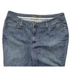 St John's Bay Women's Boot Cut Denim Jeans Size 18W Short Petite Blue Cotton Photo 3