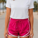 Pony Women's Bright Pink Athletic Shorts. Built in Shorts. Size Small Photo 0