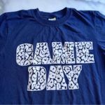 Game Day Leopard Print Navy Blue Graphic Tee Photo 0