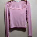 Stradivarius  pink long sleeve top Photo 0