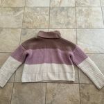 Hippie Rose turtleneck knit sweater striped Photo 1