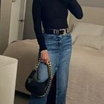 Reformation Tazz Denim Maxi Skirt in Wash Hemlock Size US 23 Photo 4