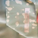 Forever 21 Long Line Sports Bra LARGE Jade Square Neck Moisture Wicking Gym NWT Photo 7