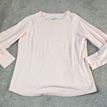 L. L. Bean Pale Pink Top SIZE L Size L Photo 0