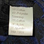 Ming Wang NWT  Womens Heritage‎ Fit Blue Black Cardigan Blazer Small Photo 4