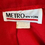 Vintage ‘90s Metro New York Red Belted Knee Length Pencil Skirt Size XXS Photo 7