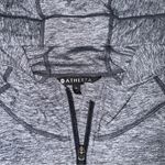 Athleta  Gray Heather Baja UPF Athletic Zip Up Long Sleeve Jacket - Size Medium Photo 2