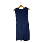 Kay Unger Dress Women 2 Navy Blue Sleeveless Sheath Career Cocktail Party Luxury Photo 2