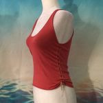 Buffalo David Bitton  Coral Tank Leather Lace Tie 8 Photo 1