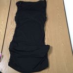 Twenty One New Women’s  Ruched Dress Stretchy Soft Comfy Black Size Medium Photo 5