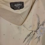 4SI3NNA Cream and Gray Asymmetrical Dress White Photo 1