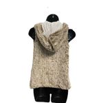 Altar'd State ALTAR’D STATE, Women’s XS  HoodedFuzzy Brown Vest,  Style # PV173038AS,Front Zip Photo 1