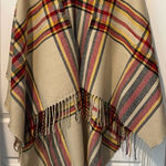 Chic Plaid Fringe Wrap Photo 0