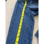 Cherokee womens denim cotton long sleeve trench car coat Size Medium with flaws Photo 6