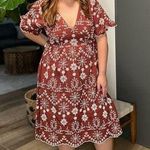 REVOLVE | BB DAKOTA | STEVE MADDEN | Wild Spirit Dress in Spiced Apple | Eyelets Brown Photo 0