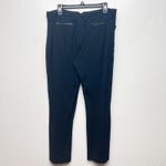 NYDJ Womens Black Trouser Pants 14 High Rise Business Office Career Workwear Photo 4