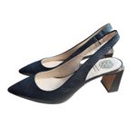 Vince Camuto Hamden Sling Back Pumps SZ 11 Black Classic Work Office Photo 1