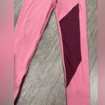 Gymshark asymmetric color block pink dark ruby leggings ✨ Photo 9