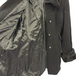 Wool Vintage Fairweather pea coat faux fur trim Says 14 Fits Like Womens Medium Black Photo 6