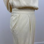 Free People  Avery One Shoulder Jumpsuit Wide Leg Pockets Cream Ivory US 4 NWT Photo 13