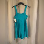 Nine West  NWT Blue Button-Front Romper Photo 2
