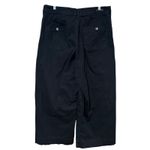 Pilcro  Wide Leg Cropped Pants Black Size 32 Photo 3