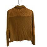 Covington Vintage  Tan Suede Wool Sweater Jacket 70s Boho Western double zipper Photo 9