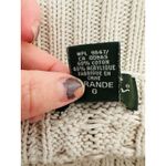 Eddie Bauer Women L Tall Cardigan Sweater Cream Shawl Collar CableKnit Fisherman Photo 5