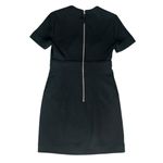 ALC Frank A.L.C. Women’s Elaine Black Empire Waist Cap Sleeve Black Mini Shift Dress Sz 2 Photo 6