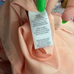 WAYF Maxi dress puff sleeve One Shoulder Cut Out Tiered midi Dress peach ruffles Photo 6