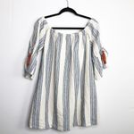 Tularosa  Sara chambray striped linen mini dress Photo 7