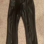 Abercrombie & Fitch Black Leather Pants Photo 0