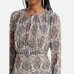 Veronica Beard  Sazan Paisley Handkerchief Silk Dress Photo 3