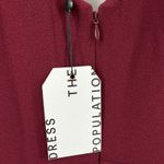 Dress the Population  Jordan Dress Size Large Burgundy NWT Bridesmaid Formal Gown Photo 7