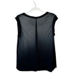 Feel the Piece  Terre Jacobs Ombre Sleeveless Top Gray Black Size Small Minimal Photo 1