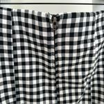 Free People NWT Gameday Black/White Gingham Mini Skirt Size 8 Photo 5