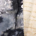 Hot Topic Midnight Hour Leave Me Alone Spirit Board Tie Dye T-Shirt Dress M Gray Photo 6