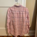 Old Navy  Pink and Blue Plaid Shirt Photo 2