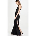 Black Halo  Black Lyric Sleeveless Wide Leg Jumpsuit Sz.4 Photo 2