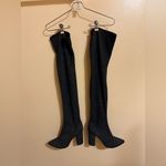 Raye  x Revolve Farley Over the Knee Black Sparkly Boots Photo 3