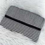 Stella & Dot | City Slim Black White Woven Raffia Coral Clutch Bag Purse | OS Photo 1