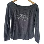 Victoria's Secret Victoria’s Secret Embellished Jewel Studded Love Novelty Pajama PJ Top S Photo 0