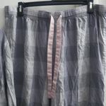 Victoria's Secret  buffalo plaid pj pajamas sleepwear set in blue size large. Photo 9