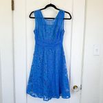 Moulinette Soeurs | Anthropologie Liliflora Lace Mini SunDress in Blue $189 Sz 6 Photo 2