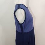 Lands' End  Blue Sheath Dress Size 10 Petite Classic Sleeveless Blue Dress Photo 4