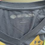 Harley Davidson Harley-Davidson Women's Retro Race Flag V-Neck Tee Size L Photo 12