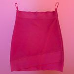 BCBG MaxAzria NWOT Hot Pink Bandage Skirt Size Medium Photo 1