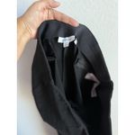 Chico's Women Black Ponte Knit Slim Leg Ankle Pull On Pant Button Detail Size 14 Photo 7