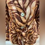 MINKPINK 💥REDUCED💥 Women's Goldie belted Blazer, size medium in animal print, NWT Photo 8
